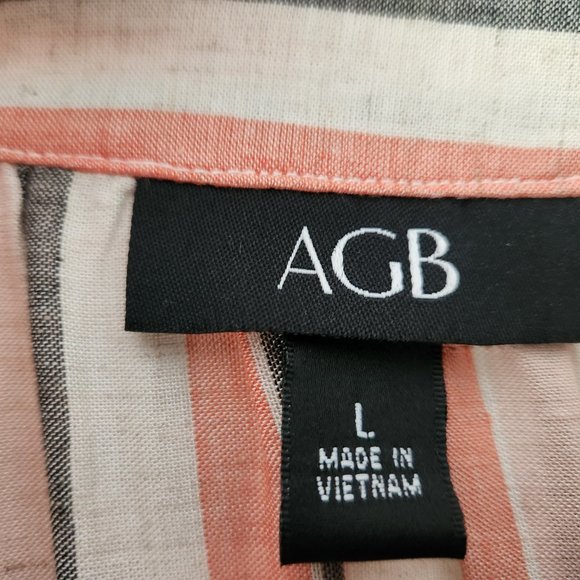 AGB CUTE SUMMER Linen Top n Pants Set - Picture 6 of 9